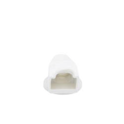 Bota Plástica para protección de Plug RJ45, Color Blanco