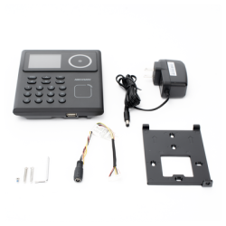 Terminal Facial Min Moe Administrable por Smartphone o Nube /  Acceso y Asistencia / Lector PROX EM  /  500 rostros / Detección de Cubrebocas / HikConnect / Reconocimiento a 1.5 mts de distancia