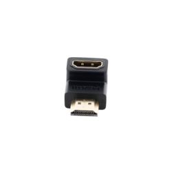 Adaptador HDMI de 90 Grados Macho a Hembra / Hacia Abajo / HDMI 2.0  4K@60Hz / Proporciona Flexibilidad Sin Doblar los Cables HDMI