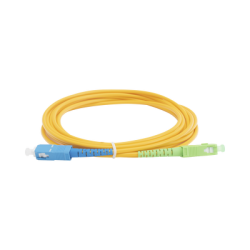 Jumper de Fibra Óptica Monomodo SC/APC-SC/UPC Simplex de 3 metro, 3mm