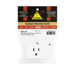 Dispositivo de Protección Contra Sobretensiones de 120 VCA 15 A, Transformadores de Alarma, Electrodomésticos, Máquinas Contestadoras, Fax, Impresoras