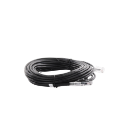 Cable de Parcheo Slim UTP Cat6A - 10 m Negro, Diámetro Reducido (28 AWG)