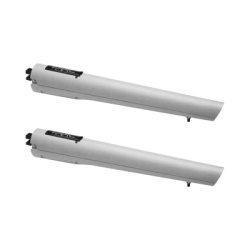 Kit de Operadores FAAC S418 para Puertas Abatibles de hasta 2.7m y 300Kg / Con Capacidad de Respaldo de Baterías y Desbloqueo Manual