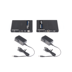 Kit extensor KVM (HDMI y USB) hasta 70 metros / Resolución 4K @ 60 Hz/ Cat 6, 6a y 7 / IPCOLOR / CERO LATENCIA / HDR10 / Salida Loop / Puerto S/PDIF / Uso 24/7 / Transmite el Video y Controla tu DVR vía USB a distancia.