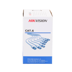 Bobina de Cable de 305 m (1000 ft) Cat 6 / 100% Cobre / Color Azul / Uso en Interior / PVC