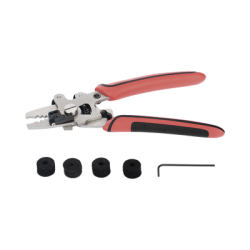 Desforradora de Fibra Óptica 9 en 1 / Desforradora de 3 Posisciones  / Tijeras / Limpiador de algodón para Hilo de Fibra Óptica / Cortadora de Cable Mensajero