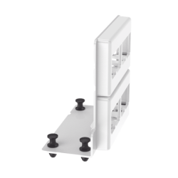 Patch Panel de 8 Puertos Mini-Com, Para Uso con Gabinetes Multipropósito, de Instalación a Presión, Color Blanco