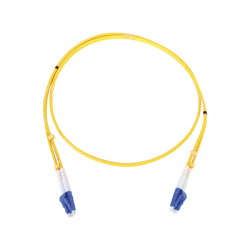Jumper de Fibra Óptica Monomodo LC/LC Duplex de 1 metro 