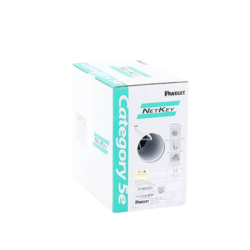 Bobina de Cable UTP 305 m. de Cobre, NetKey, Gris Claro, Categoría 5e (24 AWG), PVC (CM), de 4 pares