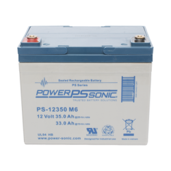 Batería 12V, 35AH, Para Respaldo, Tecnologías AGM/VRLA, 5 Años Vida Útil, Terminales M6, Reconocida UL   