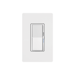 (Caseta Wireless) DIVA Atenuador de pared. Aumenta/Disminuye Intensidad de Iluminación.  No requiere cable neutro. 150W LED / 600W INC/HAL