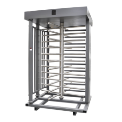 Torniquete Sencillo / Cuerpo Completo / Interior/Exterior / 100% Acero con Pintura Gris / EJE CENTRAL de Acero Inoxidable /Acabado de Lujo / Alto Tráfico