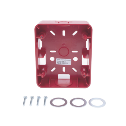 Caja Trasera Roja De Montaje Para Sirena/Estrobo Serie HE (0500-06360) De Hochiki 
