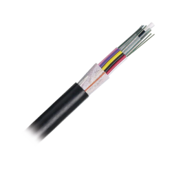 Cable de Fibra Óptica de 24 hilos, OSP (Planta Externa), No Armada (Dieléctrica), 250um, Monomodo OS2, Precio Por Metro
