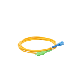 Jumper de Fibra Óptica Monomodo SC/APC-SC/UPC Simplex de 2 metros, 3mm