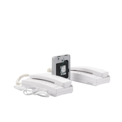 Kit de Audio Portero con 2 Auriculares y Frente de Calle 