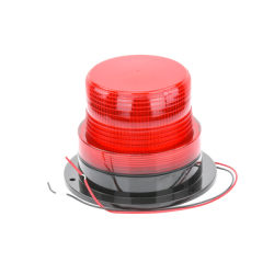 Burbuja Brillante de Larga Vida Útil, con 8 LEDs Color Rojo, Domo Rojo