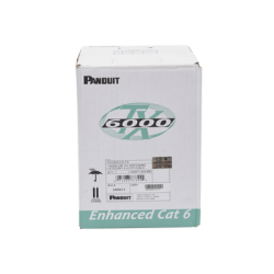 Bobina de Cable UTP 305 m. de Cobre, TX6000™ PanNet, Reelex, Gris Internacional, Categoría 6 Mejorado (23 AWG), PVC (CM), de 4 pares