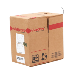 Bobina de 305 Metros / Cable de Cobre / 4 X 18 AWG / Tipo Alarmas UL / Para Interior / Color Gris / Para Aplicaciones de Alarmas de Intrusión / Interfonos / TV Porteros / y Multi-Propósito / Hecho en México