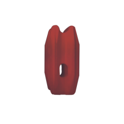 Aislador de color Rojo para postes de esquina de alta Resistencia con Anti UV de uso en cercos eléctricos