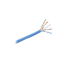 Bobina de Cable UTP 305 m. de Cobre, NetKey, Reelex, Azul, Categoría 6 (24 AWG), 1000Mbps, PVC (CM), de 4 pares