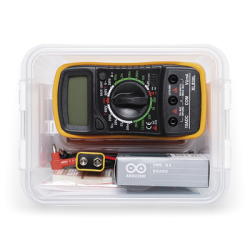 Arduino Student Kit,,Es un completo recurso multilenguaje de aprendizaje diseñado para enseñar los fundamentos de electrónica y programación a estudiantes de 11 años en adelante, sin necesidad de experiencia previa