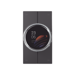 Mini pantalla táctil Hub controlador integrable con sistemas de automatización compatible con múltiples marcas, una entrada de iluminación, 4 botones para escenas. Conexión Wifi