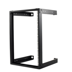 Rack Abierto de montaje en Pared, de 19in, 16 unidades de rack