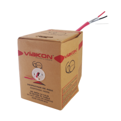 2 X 16 AWG / INCENDIO / FPLR / BLINDADO / 305 metros / Alambre / Hecho en México