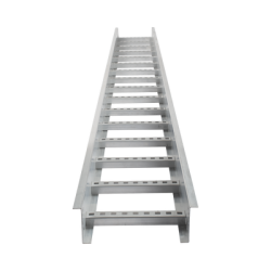 Escalera de Aluminio Portacables / Perfil Z / Peralte 3 1/4