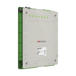 Controlador de Acceso 2 Puertas Administrable en la Nube con Hik-Connect Teams / Interfaz Web / 4 Lectores de Huella o Tarjeta / 100,000 Tarjetas / 10,000 Huellas / Incluye Gabinete y Fuente de Alimentación 12 Vcd 8 A / Soporta Batería de Re