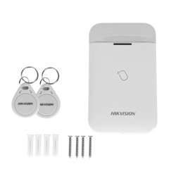 (AX PRO) Lector de Tag Inalámbrico HIKVISION /  Permite Armar y Desarmar / Incluye 2 Tag DS-PT-M1
