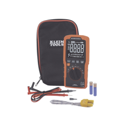 Multímetro Digital Esbelto de Rango Automático con TRMS 600V y Medición de Temperatura