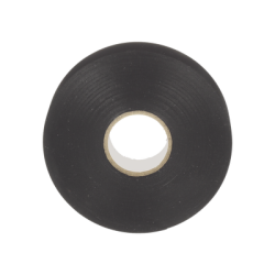 Cinta Eléctrica STRONGHOLD para Aislar, de PVC, Uso Profesional en Construcción Eléctrica, Grosor 0.18mm (7 mil), Ancho 19mm, y 20m Largo, Color Negro. Superior a cintas Super 33