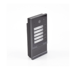 Videoportero SIP i63, 2 relevadores con 5 botones de marcación rápida, anti-vandálico, IP66 y IK07, PoE