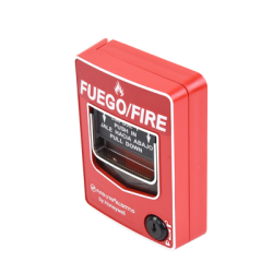 Estación Manual de Emergencia â”‚ Doble Acción, Convencional con Mensaje en Español