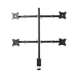 Montaje de Escritorio articulado para 4 monitores de 13 a 27