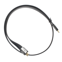Cable HDMI de 1m | Alta Definición | Version 2.0 | Alta velocidad 18Gbps | 4K@60Hz | Conectores Chapados en Oro | Tipo Plano