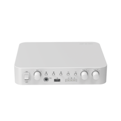 Amplificador una Zona / 2 Canales / 30 W por Canal / Conexión Bluetooth / Salida 4-8 Ω x 2 / 100V COM x 2 / Uso Interior 