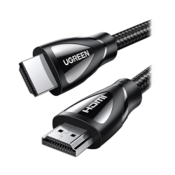 Cable HDMI 2.1 de Nylon Trenzado / 1 Metro / 8K@60Hz/4K@120Hz / eARC (Canal de Retorno de Audio / HDR10+ / VVR / HEC (Canal Ethernet HDMI) / ALLM / 3D / Dolby Atmos / Dolby Visión / 48 Gbps / Mayor Duración.