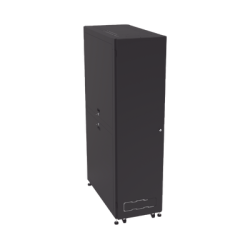 Gabinete Profesional para Telecomunicaciones de 45UR, 1200 mm Profundidad, Incluye 2 Organizadores Verticales de 45 Unidades de Rack, Se envía el Gabinete Armado.