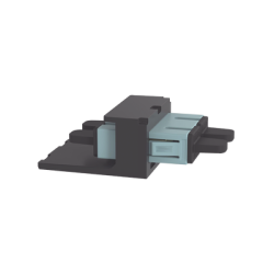 Módulo Acoplador SC Duplex, para Fibra Óptica Multimodo OM3/OM4, Tipo Mini-Com, Color Aqua