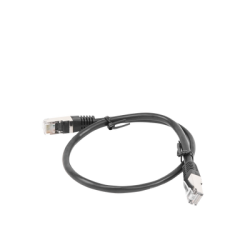 Cable de parcheo FTP Cat5e - 0.5 m  - negro