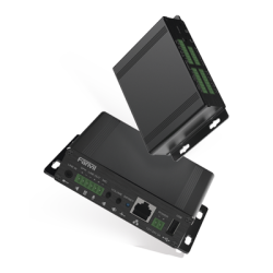 Gateway para Voceo IP/SIP,  Entrada de audio (3.5mm), salida de amplificador integrado de hasta 30W, puerto USB (reproducción de MP3),