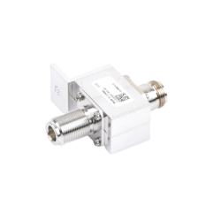 Protector RF Coaxial Para 10 - 1000 MHz de Ceja Frontal y Conectores N Hembra en Ambos Lados, 50 Ω