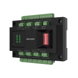 Expansor de 2 Puertas para Paneles de Control de Acceso DS-K27 Series / Comunicación RS-485 / 4 Entradas y 2 Salidas Auxiliares