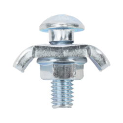 Kit 3 para unir tramos de charolas, con acabado Electro Zinc 