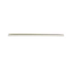 Canaleta LD10 de PVC rígido, con cinta adhesiva para instalación sin herramientas, de 38.4 x 24 x 3048 mm, Color Blanco Mate