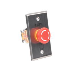 Botón de Paro de Emergencia / Salida de Emergencia en Color Rojo / Tipo enclavado