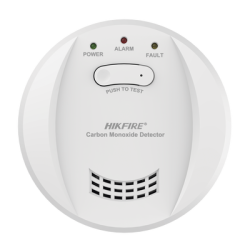 (HikFire) Detector de Monóxido de Carbono / Sensor Electroquímico Avanzado / Alarma Visual y Audible